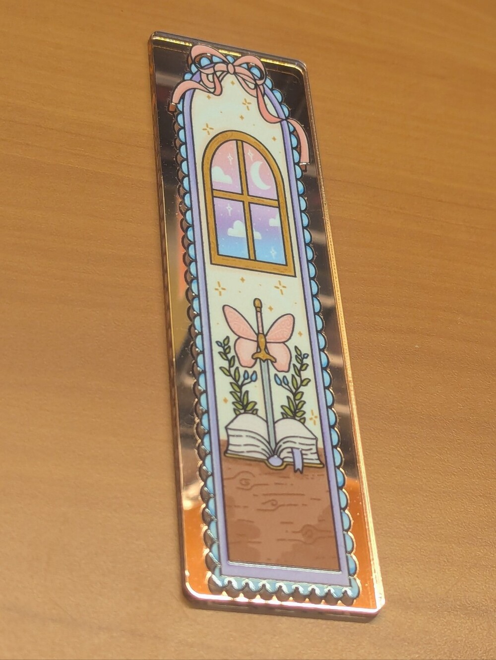 2 For $5 Item: Fantasy Readers Mirrored Bookmark New!
